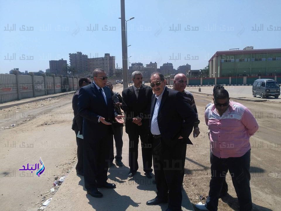 محافظ الجيزة يتفقد محيط مستشفى القلب محافظ الجيزة يتفقد محيط مستشفى القلب