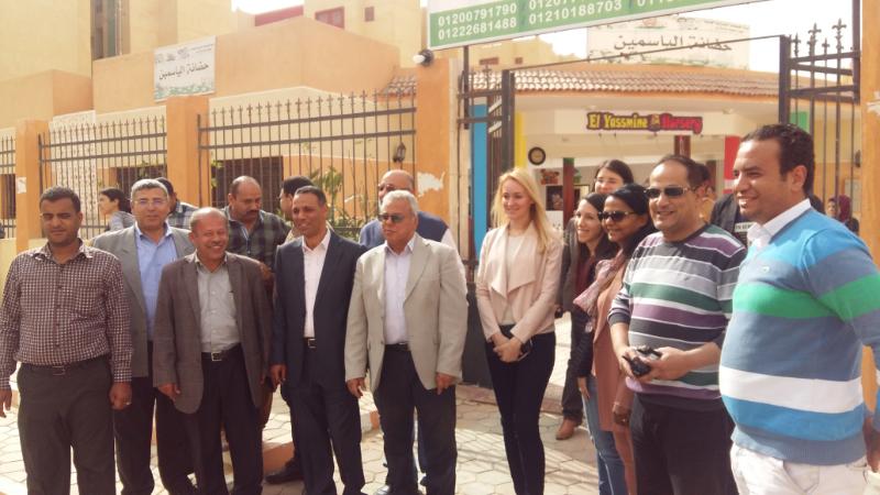 جانب من الزيارة جانب من الزيارة