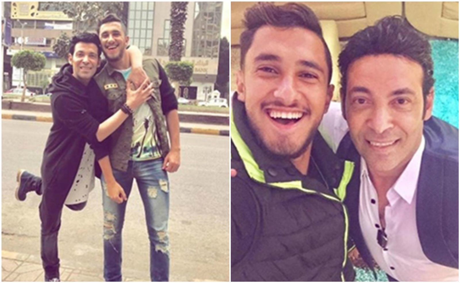 سعد الصغير ونجله اللاعب محمود الصغير سعد الصغير ونجله اللاعب محمود الصغير