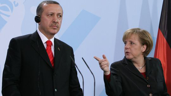 ميركل وأردوغان
