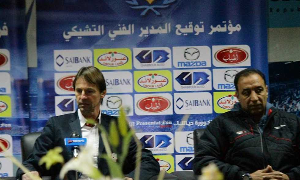 الجهاز الفني للإسماعيلى بقيادة التشيكي فرانز ستراكا