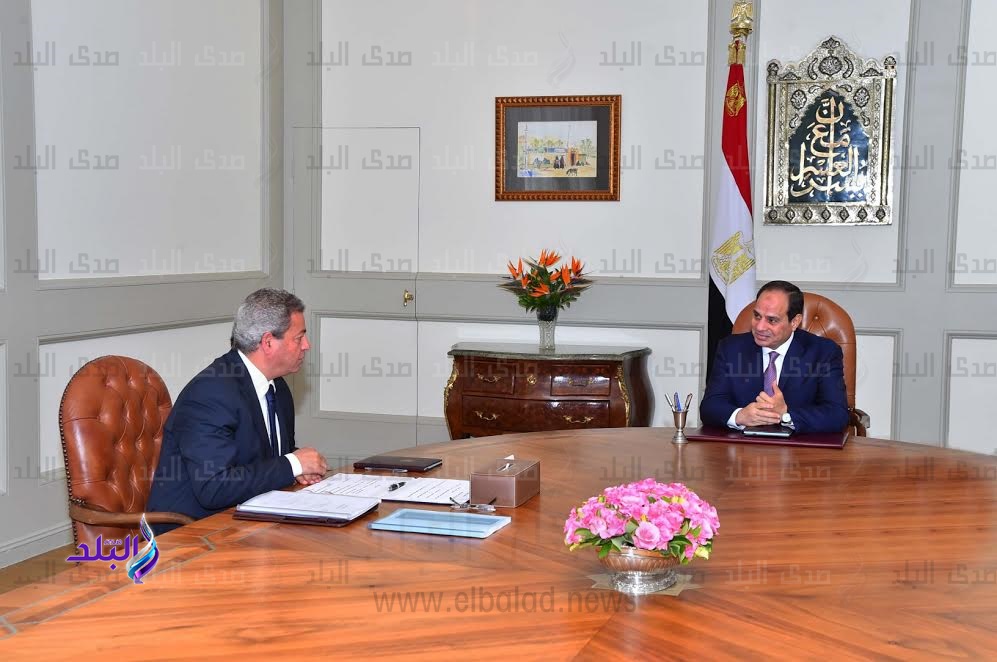 السيسي ووزير الرياضة