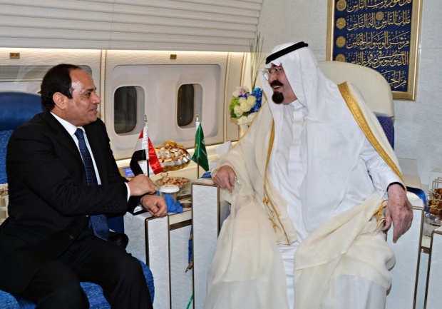 الرئيس السيسي والعاهل السعودي الرئيس السيسي والعاهل السعودي