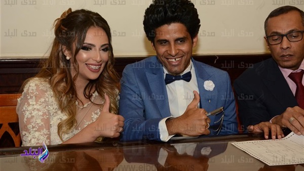 حمدي المرغني واسراء عبد الفتاح 