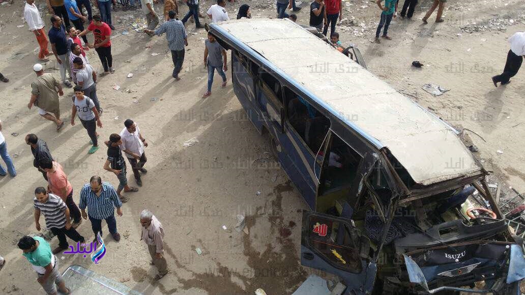 حادث انقلاب اتوبيس الطريق الدائري