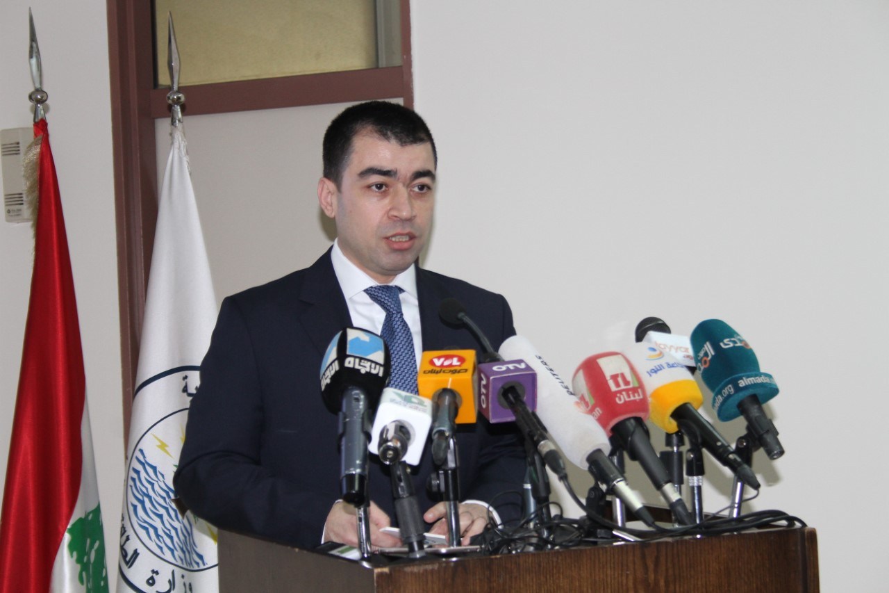 وزير الطاقة والمياه اللبناني سيزار أبي خليل