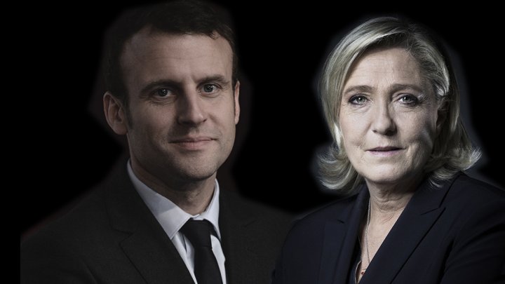 لوبان وماكرون لوبان وماكرون