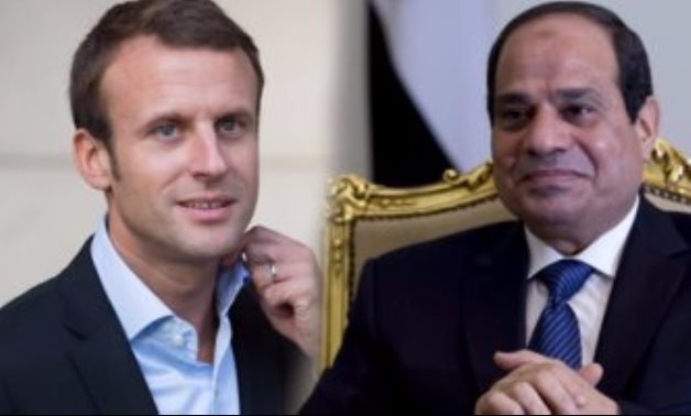 الرئيس عبد الفتاح السيسي- وإيمانويل ماكرون الرئيس الفرنسي الرئيس عبد الفتاح السيسي- وإيمانويل ماكرون الرئيس الفرنسي