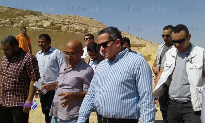 السمسطاوي مع وزير الأثار في زيارة سابقة للمنطقة السمسطاوي مع وزير الأثار في زيارة سابقة للمنطقة