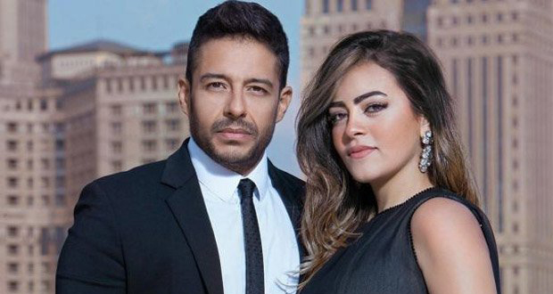 محمد حماقي وزوجته نهلة الحاجري