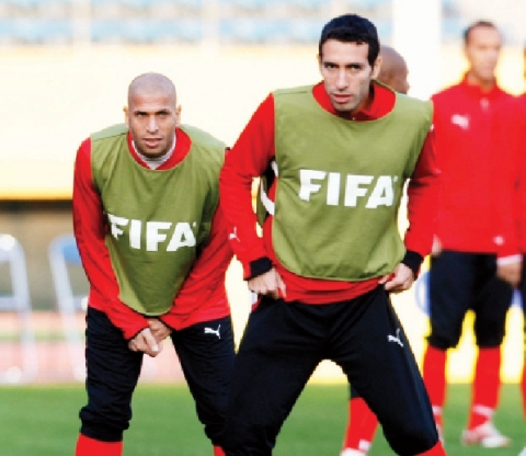 «أبوتريكة» و«جمعة» «أبوتريكة» و«جمعة»