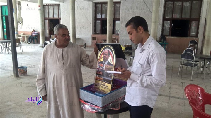 لقاء محرر صدى البلد بالحاج حمام قبل أيام