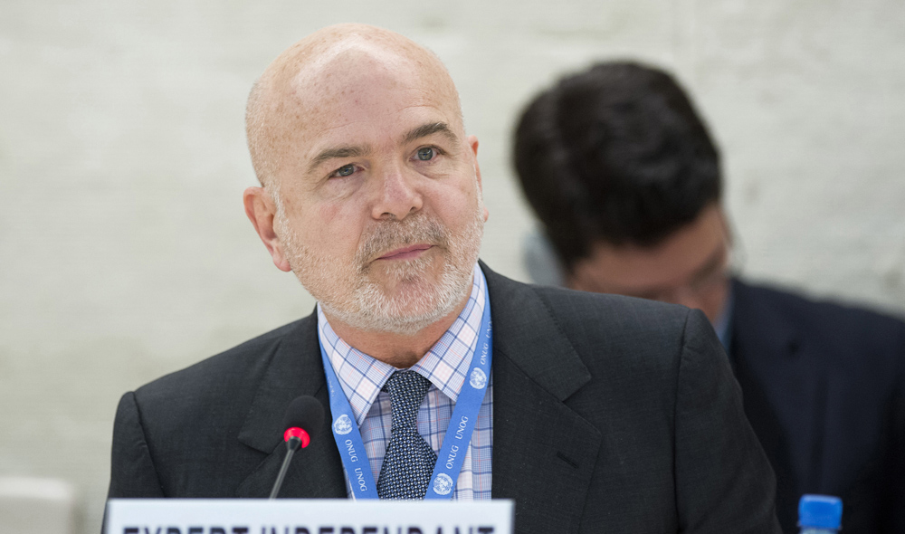  ميشيل فورست المقرر الخاص للأمم المتحدة