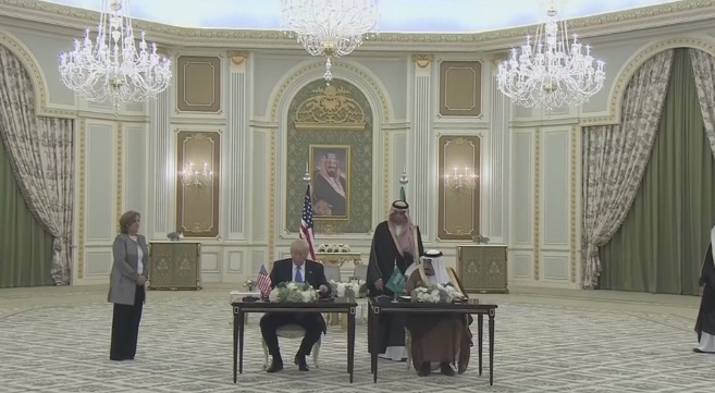 ترامب وملك السعودية