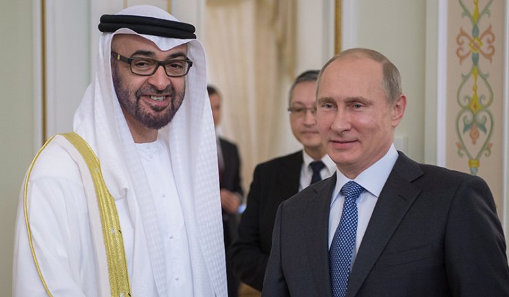 بوتن و الشيخ محمد بن زايد آل نهيان بوتن و الشيخ محمد بن زايد آل نهيان