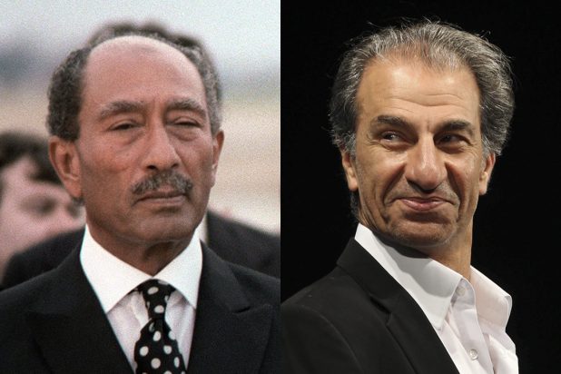 الرئيس الراحل أنور السادات .. والممثل الإسرائيلي الرئيس الراحل أنور السادات .. والممثل الإسرائيلي