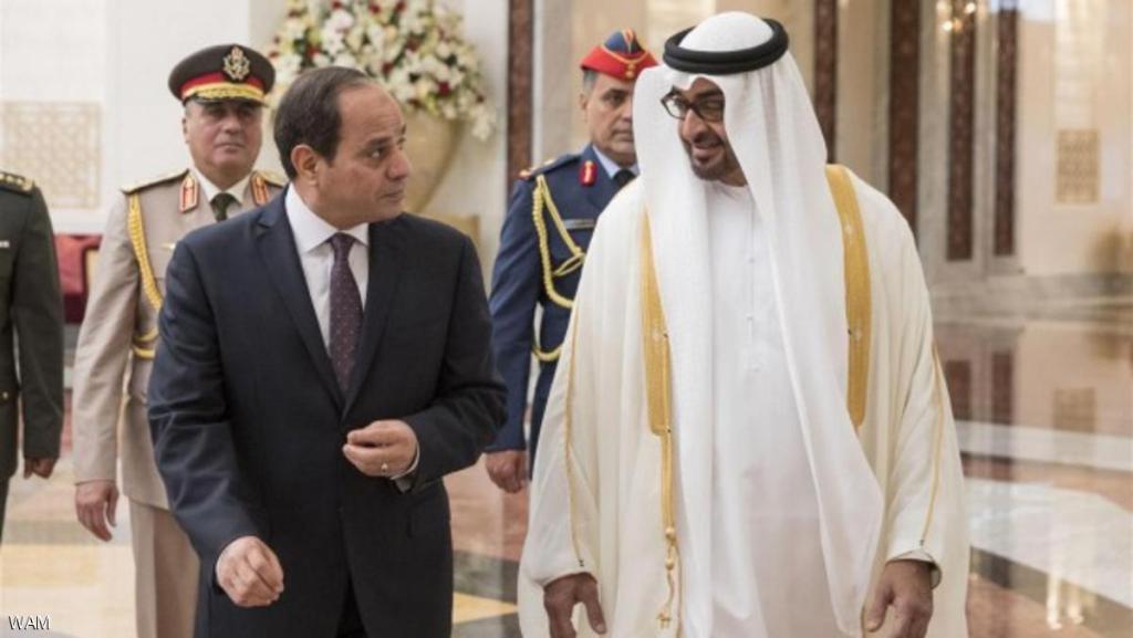 الرئيس عبد الفتاح السيسي والشيخ محمد بن زايد آل نهيان الرئيس عبد الفتاح السيسي والشيخ محمد بن زايد آل نهيان