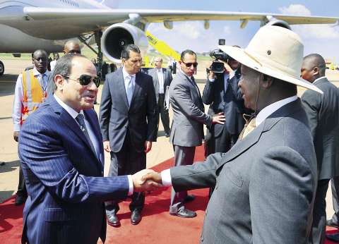 السيسي يشارك في قمة حوض النيل بأوغندا