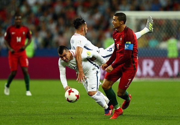 لقطة من المباراة