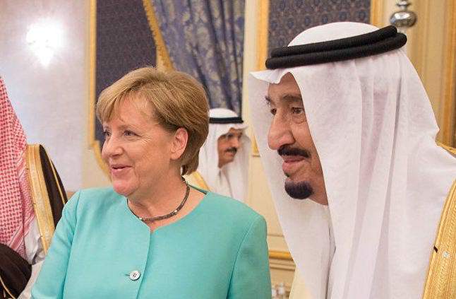 ملك السعودية وميركل - أرشيفية