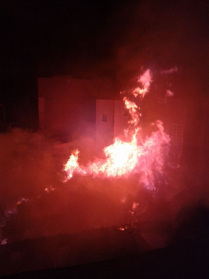 حريق هائل