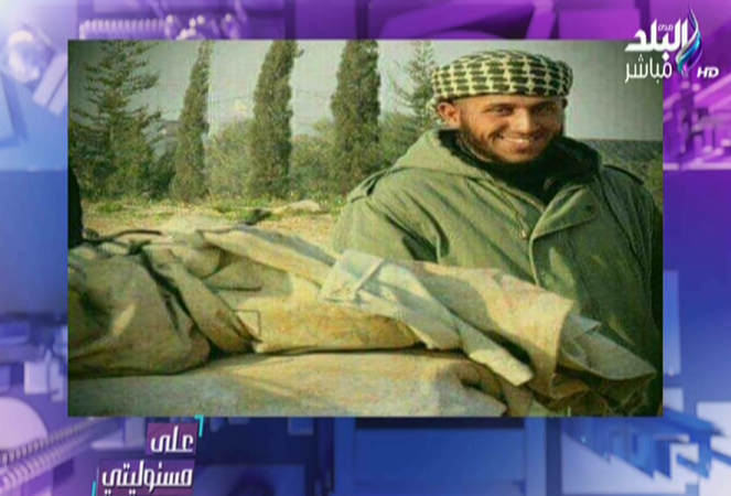صورة لاحد العناصر الإرهابية