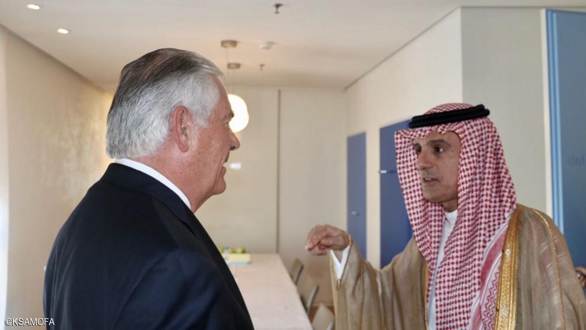 وزيرا الخارجية السعودي والأمريكي  وزيرا الخارجية السعودي والأمريكي