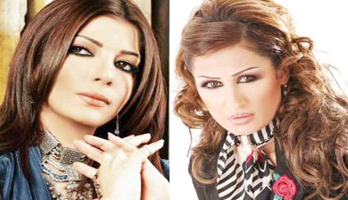 ريم نصري وشقيقتها أصالة