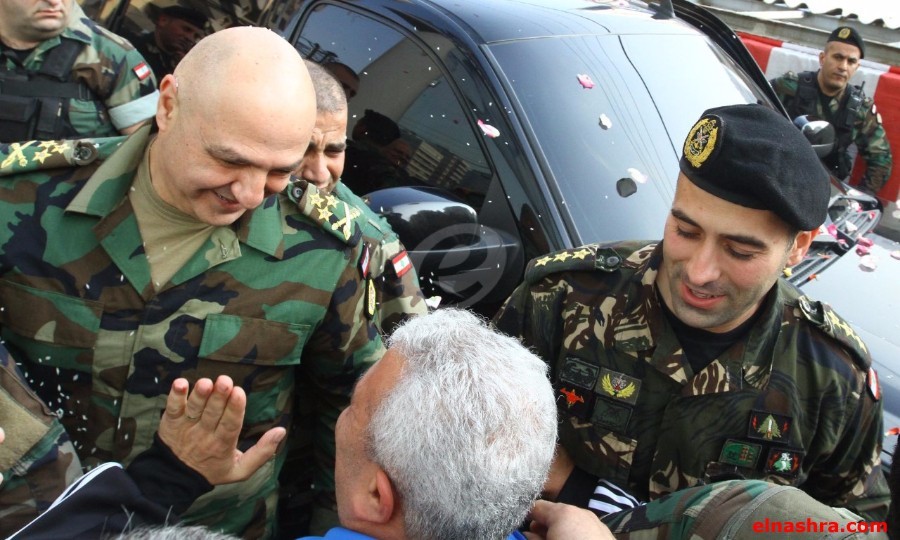 قائد الجيش اللبنانى العماد جوزاف عون قائد الجيش اللبنانى العماد جوزاف عون