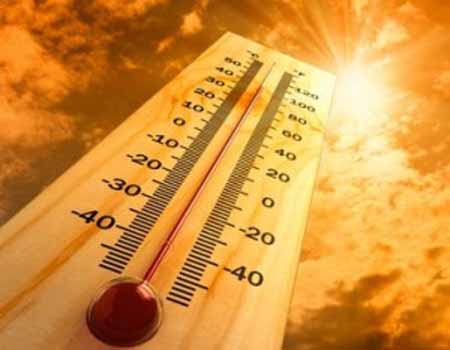 ارتفاع درجات الحرارة