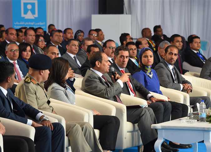 الرئيس السيسي في مؤتمر الشباب - أرشيفية