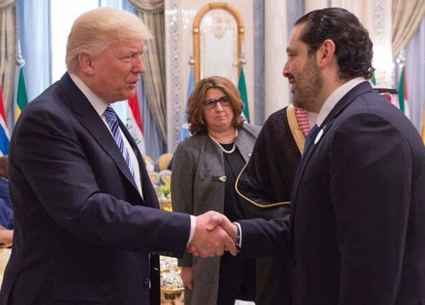 ترامب يستقبل الحريري في البيت الأبيض ترامب يستقبل الحريري في البيت الأبيض