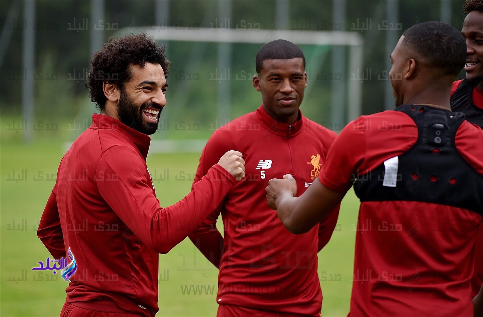 محمد صلاح فى تدريبات ليفربول 