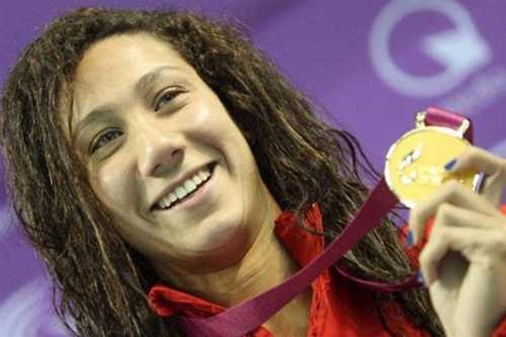 السباحة المصرية فريدة عثمان