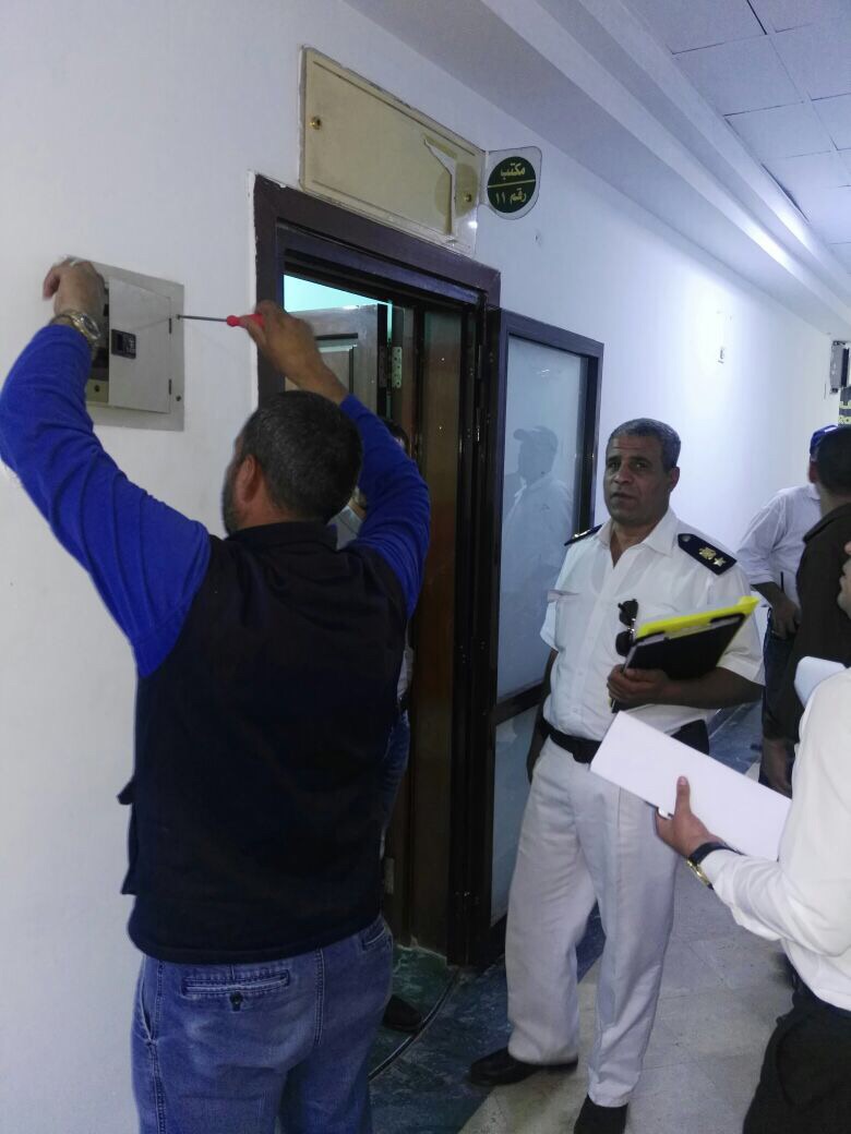 جانب من حملات الازالة جانب من حملات الازالة