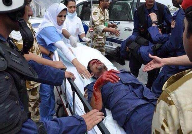 مصاب فى حادث سترة الإرهابى بالمنامة
