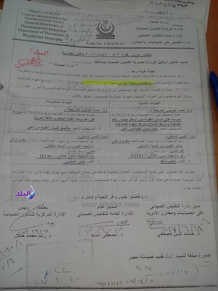 نسخة ضوئية من المنشور