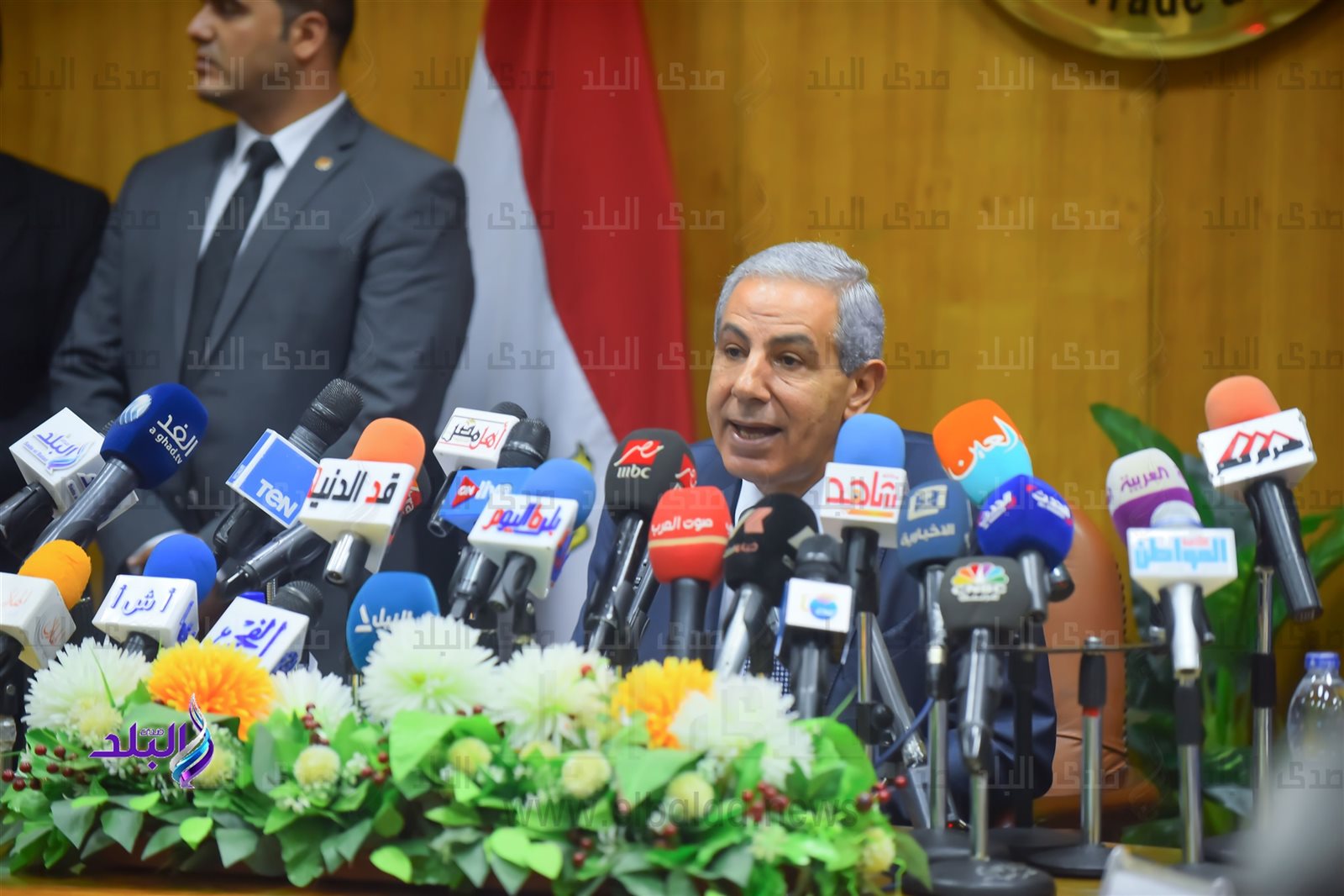 جانب من المؤتمر الصحفى لقابيل جانب من المؤتمر الصحفى لقابيل