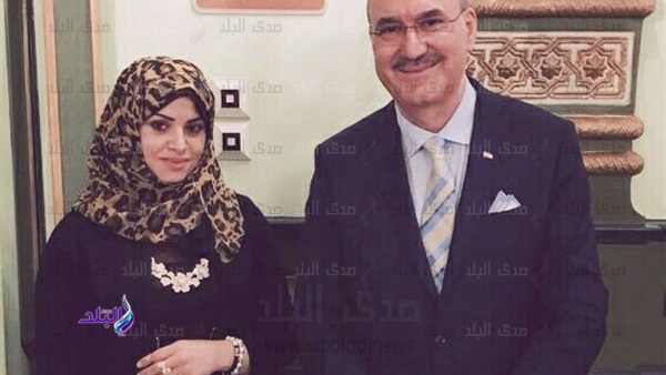 السفير العراقي حبيب الصدر مع محرره صدي البلد