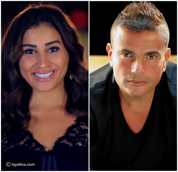 عمرو دياب و دينا الشربيني عمرو دياب و دينا الشربيني