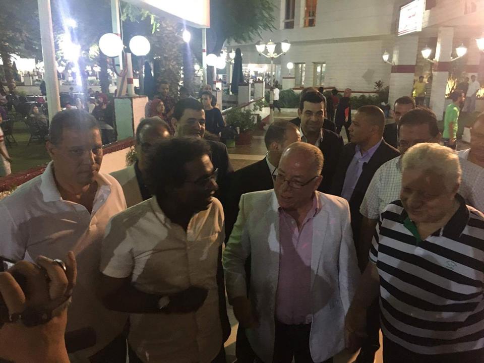 وزير الثقافة يزور الزمالك