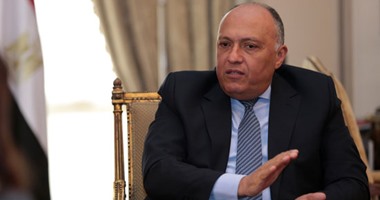 سامح شكري وزير الخارجية 