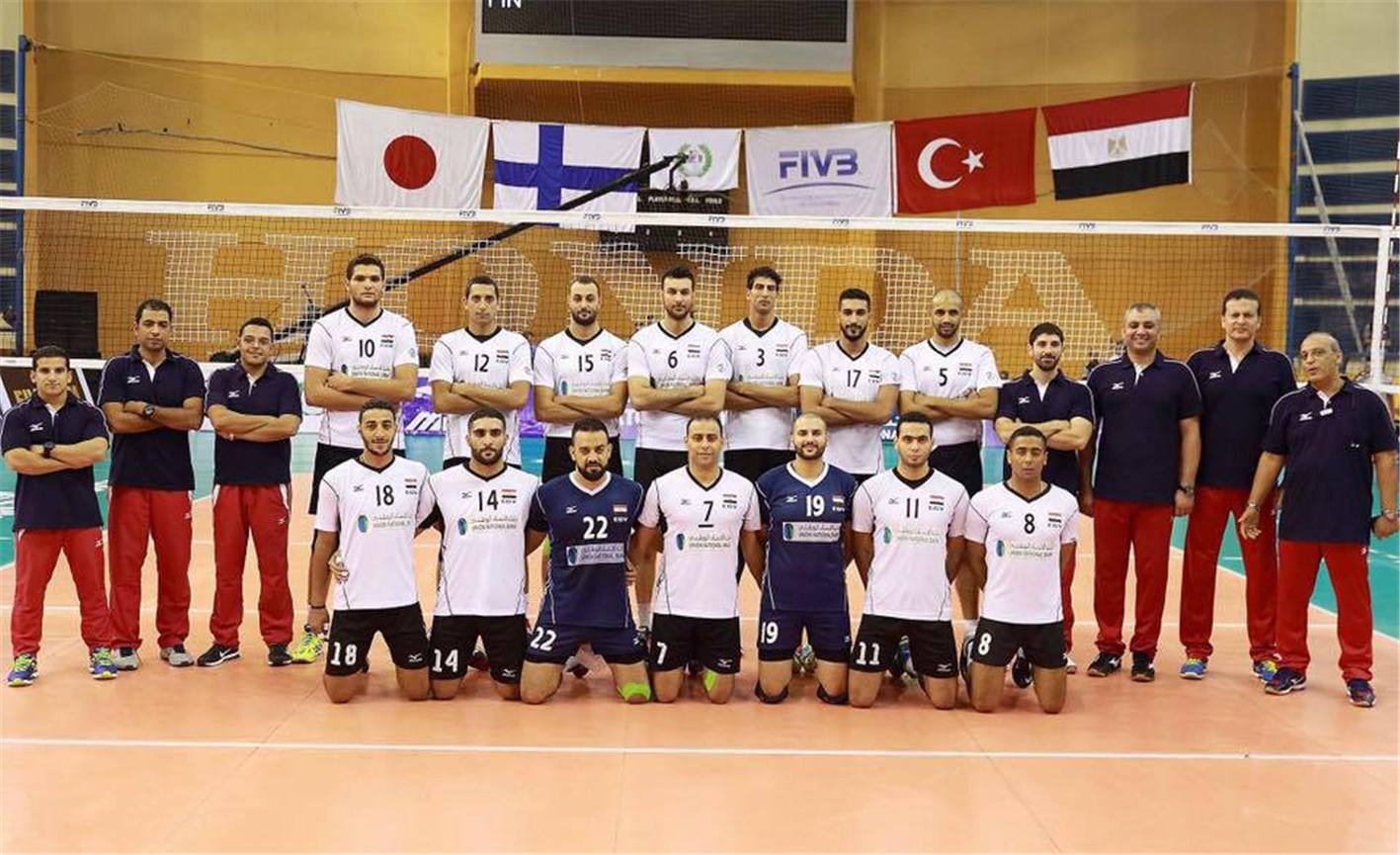 المنتخب المصري للكرة الطائرة تحت