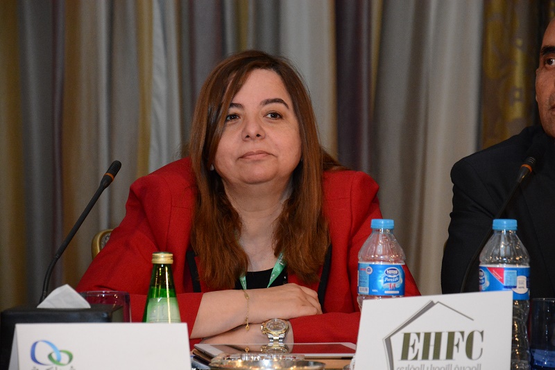 مى عبدالحميد رئيس صندوق التمويل العقارى