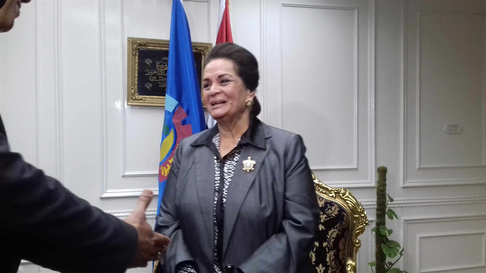 المهندسة نادية عبده محافظ البحيرة