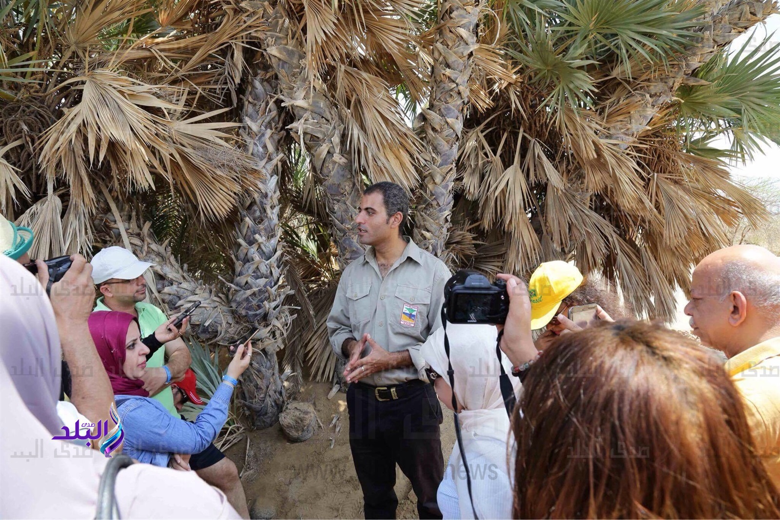 الصحفيون يزورون محميات مرسى علم