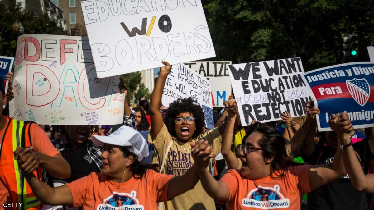 مظاهرات مناوئة لقرار ترامب