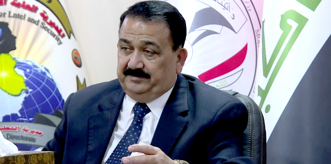 زير الدفاع العراقي عرفان الحيالي زير الدفاع العراقي عرفان الحيالي