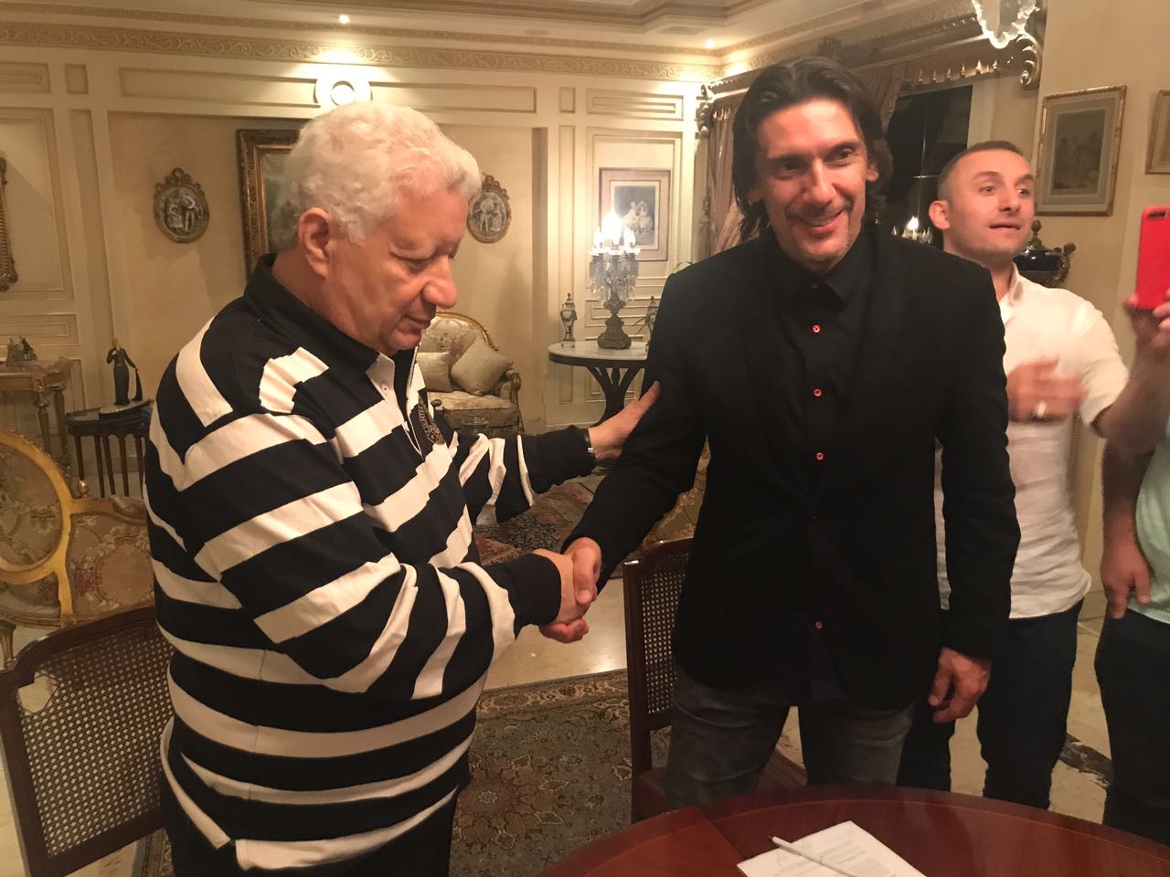 مرتضى مع نيبوشا  مرتضى مع نيبوشا