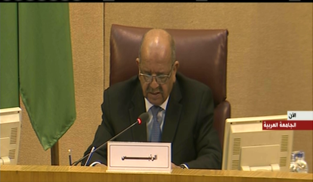  وزير خارجية الجزائر ورئيس الجامعة العربية عبدالقادر مساهل